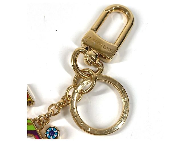 Multicolor Schlüsselanhänger Louis Vuitton Mehrfarben Golden - Ansicht 9