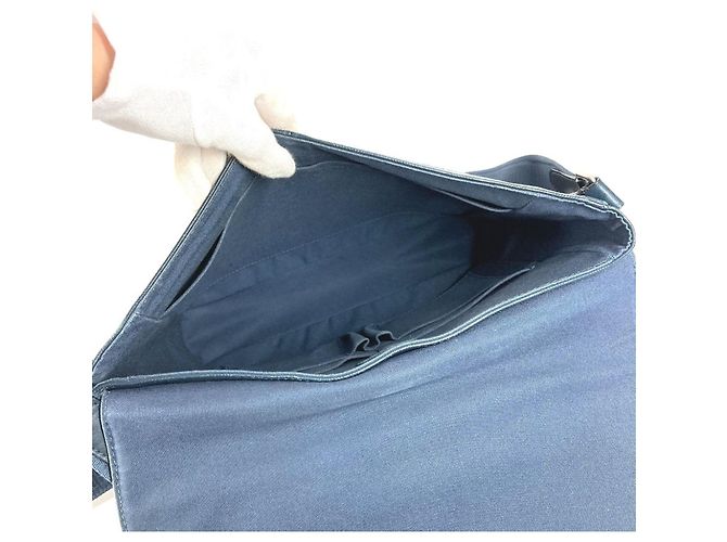 Borsa a tracolla District PM Damier Infini Louis Vuitton Blu navy - vista 11