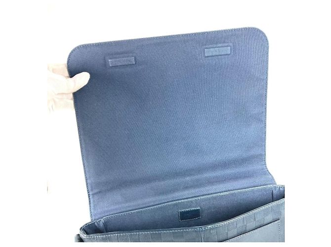 Borsa a tracolla District PM Damier Infini Louis Vuitton Blu navy - vista 14