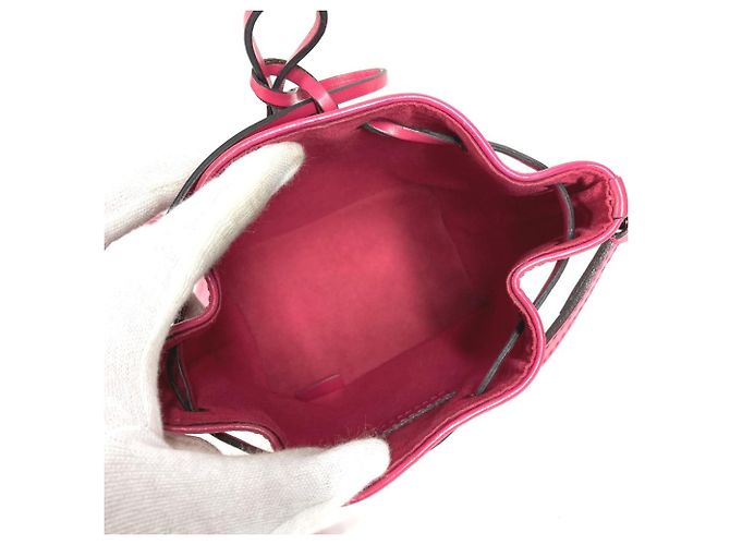 Noe Borsa a tracolla Nano Noé Epi Louis Vuitton Rosa - vista 12