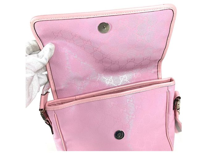 Gucci GG Imprimé Children's Crossbody Bag Pink - view 11