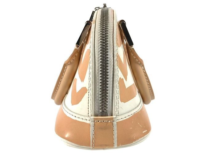 Borsa Alma PM Monogram Graffiti Louis Vuitton Bianco Beige - vista 3