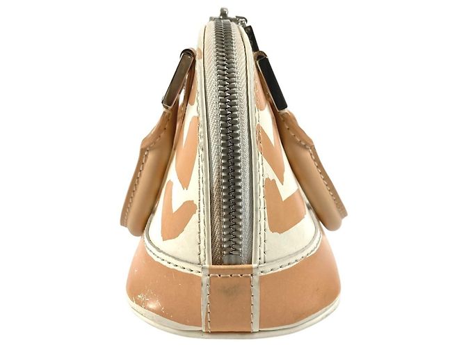 Borsa Alma PM Monogram Graffiti Louis Vuitton Bianco Beige - vista 4