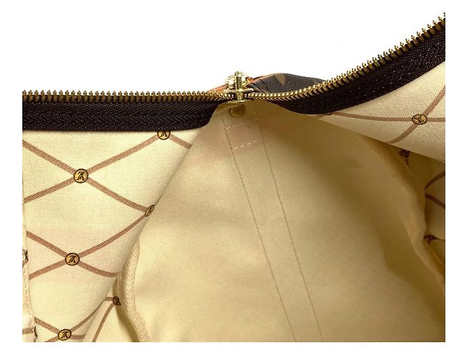 Louis Vuitton Monogram Summer Trunk Keepall Bandoulière 50 Marrone Rosa - vista 17