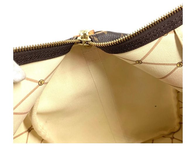 Louis Vuitton Monogram Summer Trunk Keepall Bandoulière 50 Marrone Rosa - vista 18