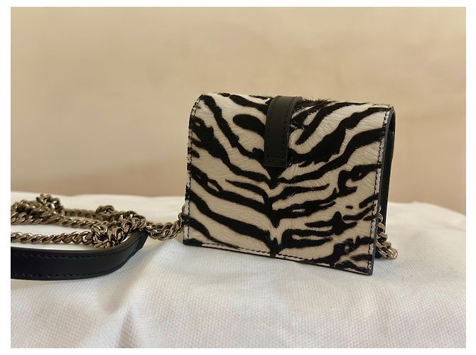 Borsa a mano Saint Laurent Candy in pelle - vista 12
