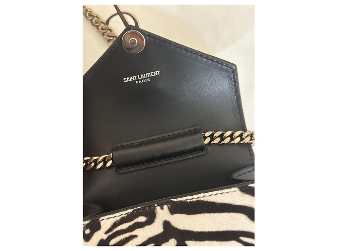 Borsa a mano Saint Laurent Candy in pelle - vista 13