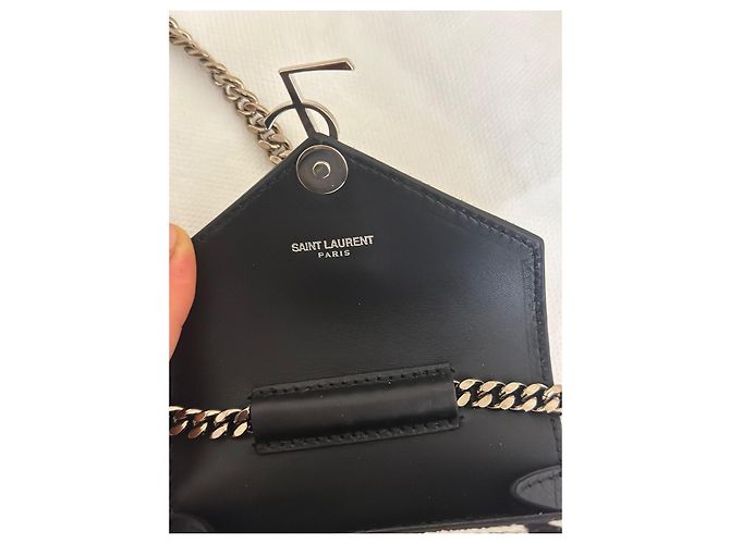 Borsa a mano Saint Laurent Candy in pelle - vista 14