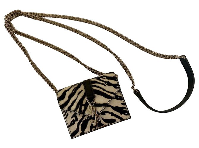 Borsa a mano Saint Laurent Candy in pelle - vista 15