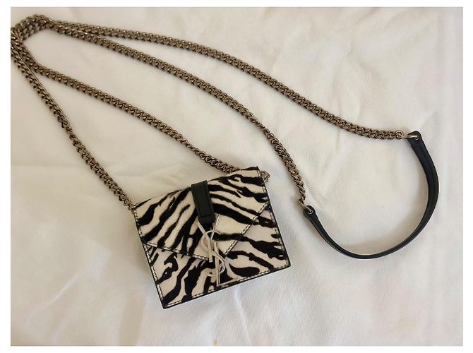Borsa a mano Saint Laurent Candy in pelle - vista 3