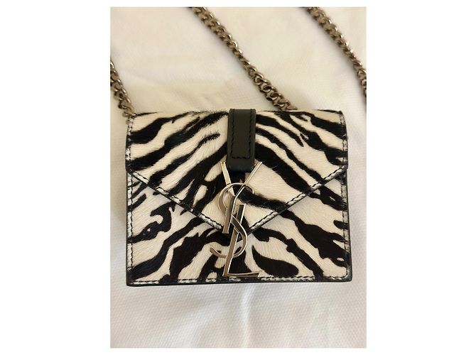 Borsa a mano Saint Laurent Candy in pelle - vista 4