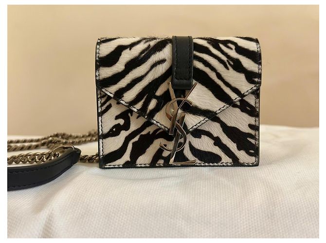 Borsa a mano Saint Laurent Candy in pelle - vista 8