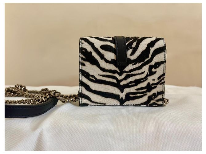 Borsa a mano Saint Laurent Candy in pelle - vista 9