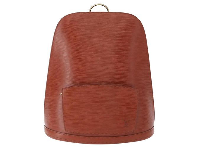 LOUIS VUITTON Zaino Epi Gobelins Marrone Kenya M52293 LV Auth 160667 - vista 13