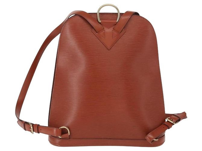 LOUIS VUITTON Zaino Epi Gobelins Marrone Kenya M52293 LV Auth 160667 - vista 2