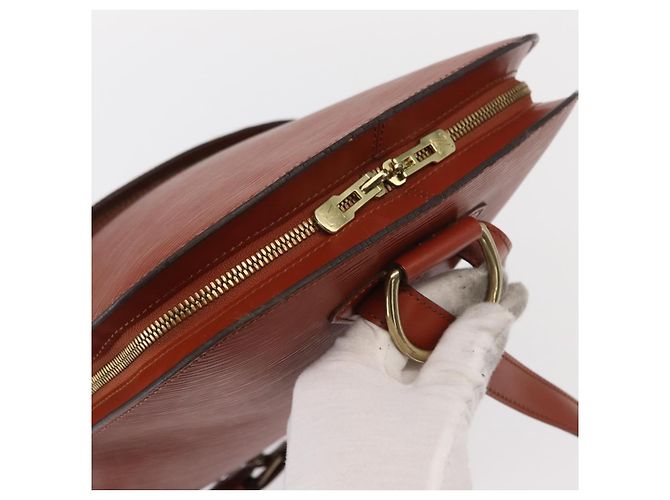 LOUIS VUITTON Zaino Epi Gobelins Marrone Kenya M52293 LV Auth 160667 - vista 6