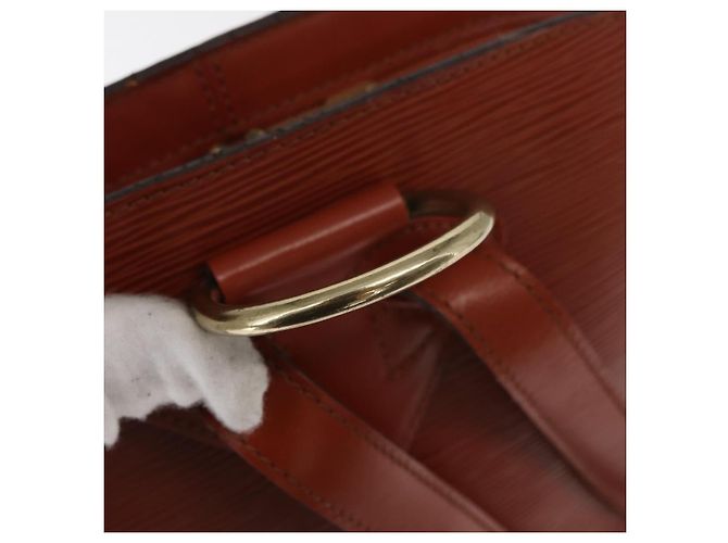 LOUIS VUITTON Zaino Epi Gobelins Marrone Kenya M52293 LV Auth 160667 - vista 7