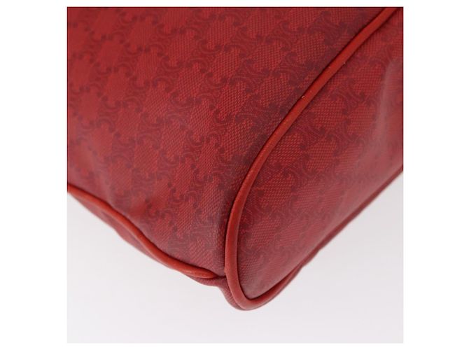 Céline Borsa a Spalla in Tela Macadam CELINE Rossa Oro Auth 161503 Rosso D'oro - vista 14