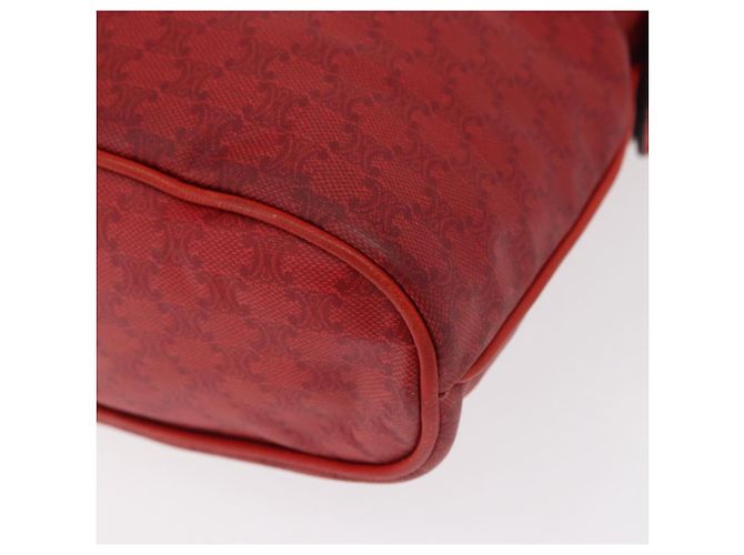 Céline Borsa a Spalla in Tela Macadam CELINE Rossa Oro Auth 161503 Rosso D'oro - vista 15