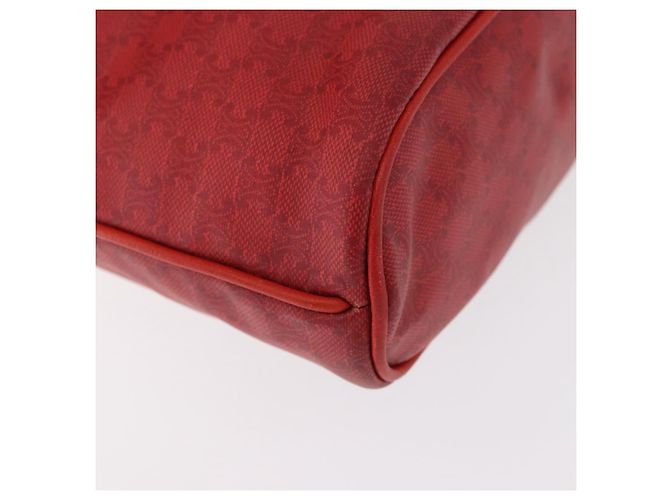 Céline Borsa a Spalla in Tela Macadam CELINE Rossa Oro Auth 161503 Rosso D'oro - vista 16