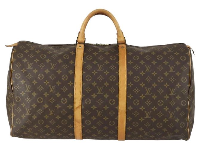 LOUIS VUITTON Borsa Boston Monogram Keepall 60 M41422 Auth LV am10374 Monogramma - vista 13