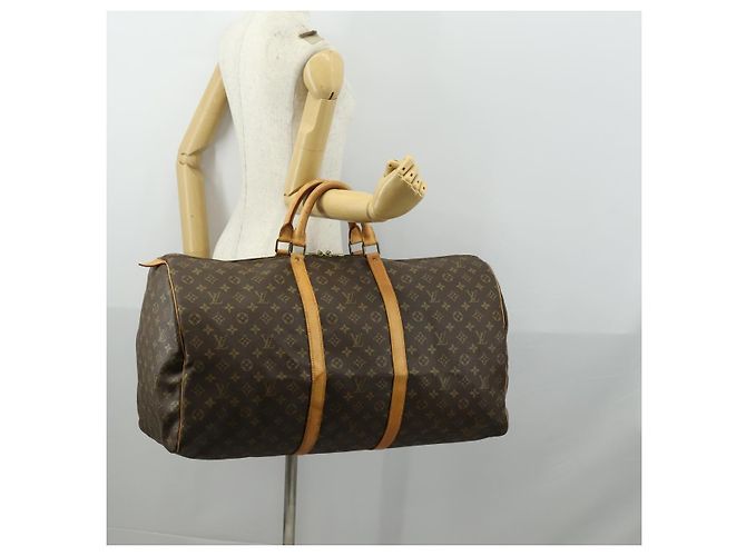 LOUIS VUITTON Borsa Boston Monogram Keepall 60 M41422 Auth LV am10374 Monogramma - vista 22