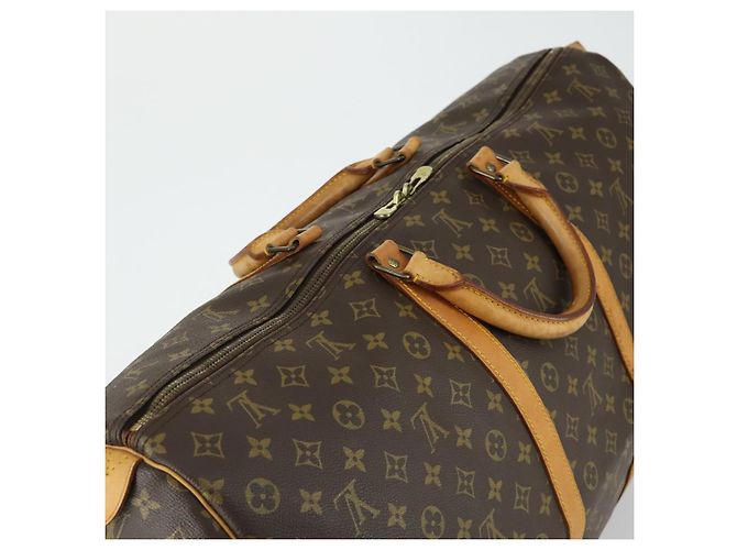 LOUIS VUITTON Borsa Boston Monogram Keepall 60 M41422 Auth LV am10374 Monogramma - vista 6