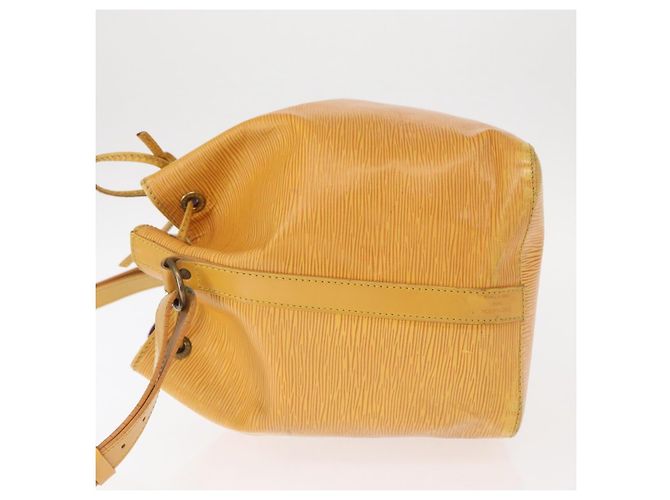 Noe LOUIS VUITTON Borsa a Spalla Petit Noé Epi Gialla M44109 LV Auth 161436 Giallo - vista 4