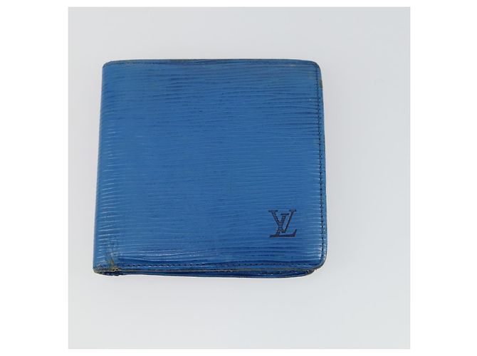Portafoglio Monogram Epi Louis Vuitton 5 Set Blu LV Auth ti3625 Monogramma - vista 16