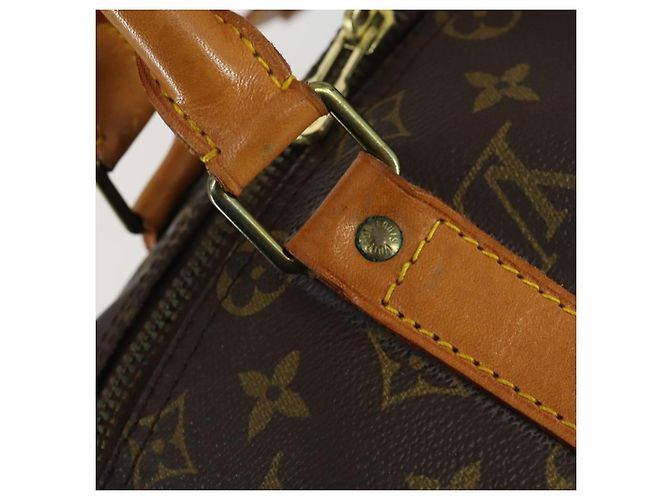 LOUIS VUITTON Borsa Boston Monogram Keepall 50 M41426 LV Auth 159649 Monogramma - vista 19