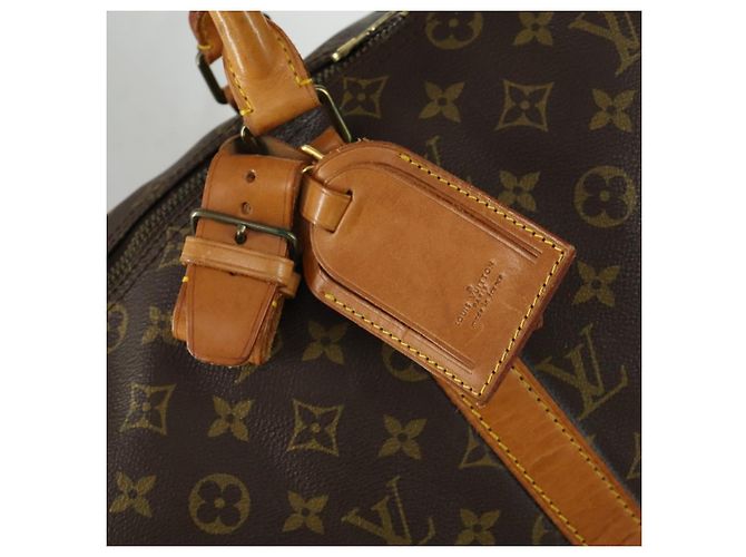 LOUIS VUITTON Borsa Boston Monogram Keepall 50 M41426 LV Auth 159649 Monogramma - vista 21