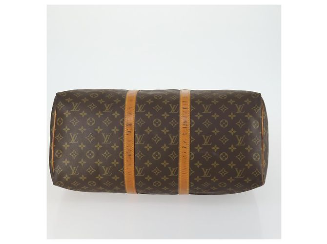 LOUIS VUITTON Borsa Boston Monogram Keepall 50 M41426 LV Auth 159649 Monogramma - vista 5