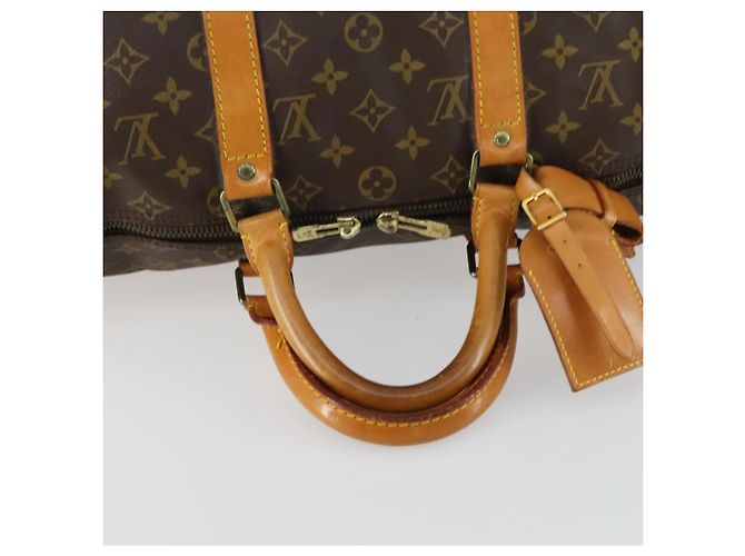 LOUIS VUITTON Borsa Boston Monogram Keepall 50 M41426 LV Auth 159649 Monogramma - vista 7