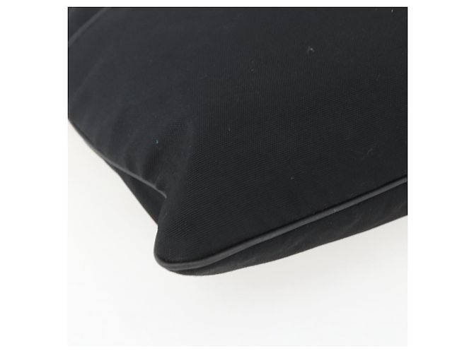 Borsa a Spalla GUCCI Nylon Nero Argento 141198 Auth hk3295 - vista 14