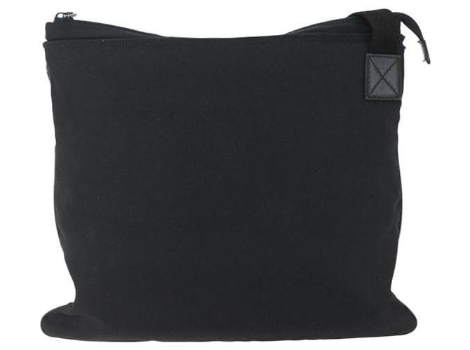Borsa a Spalla GUCCI Nylon Nero Argento 141198 Auth hk3295 - vista 2
