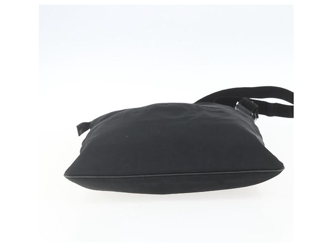 Borsa a Spalla GUCCI Nylon Nero Argento 141198 Auth hk3295 - vista 5