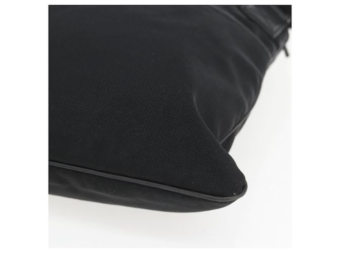 Borsa a Spalla GUCCI Nylon Nero Argento 141198 Auth hk3295 - vista 9