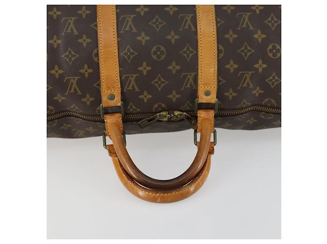 LOUIS VUITTON Borsa Boston Monogram Keepall 50 M41426 LV Auth 159270 Monogramma - vista 7