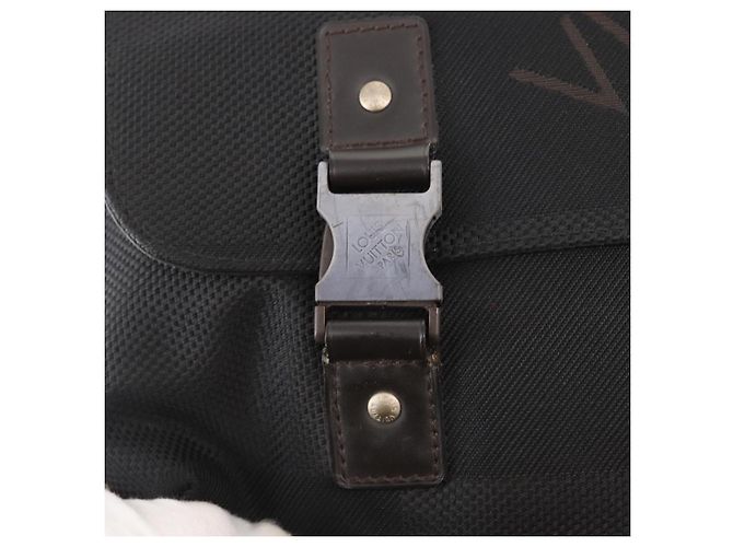 LOUIS VUITTON Borsa a Spalla Damier Geant Roux Nera M93079 LV Auth 159355 Nero - vista 19