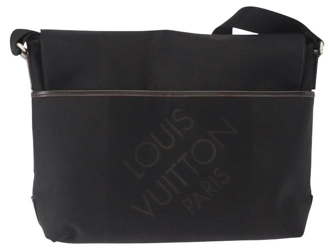 LOUIS VUITTON Borsa a Spalla Damier Geant Roux Nera M93079 LV Auth 159355 Nero - vista 2