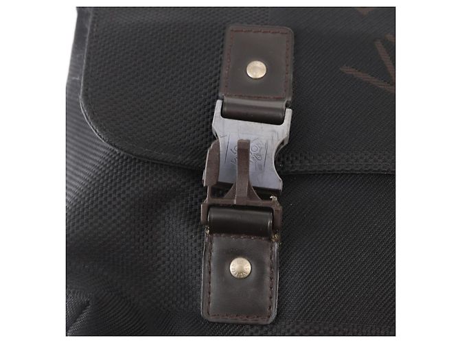 LOUIS VUITTON Borsa a Spalla Damier Geant Roux Nera M93079 LV Auth 159355 Nero - vista 8