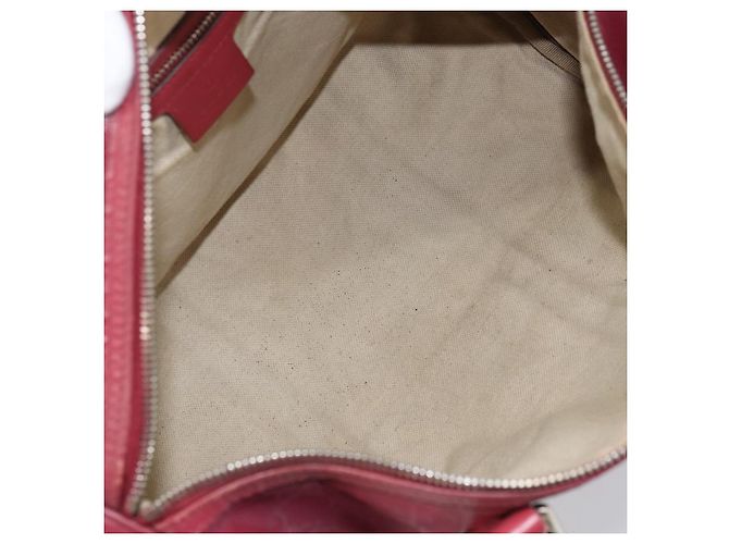 Borsa Boston in PVC GG Implementation di GUCCI Argento Rosa 193603 Auth 160604 - vista 11