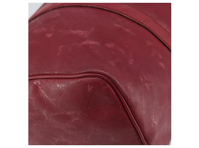 Borsa Boston in PVC GG Implementation di GUCCI Argento Rosa 193603 Auth 160604 - vista 14
