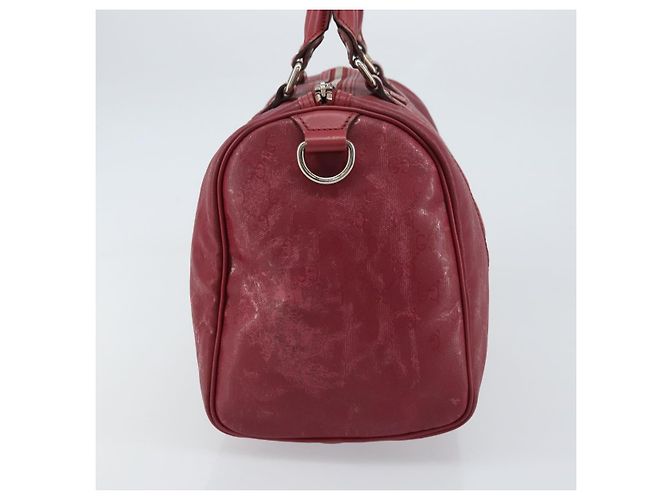 Borsa Boston in PVC GG Implementation di GUCCI Argento Rosa 193603 Auth 160604 - vista 3