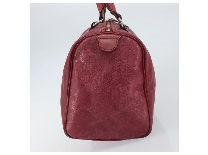 Borsa Boston in PVC GG Implementation di GUCCI Argento Rosa 193603 Auth 160604 - vista 4