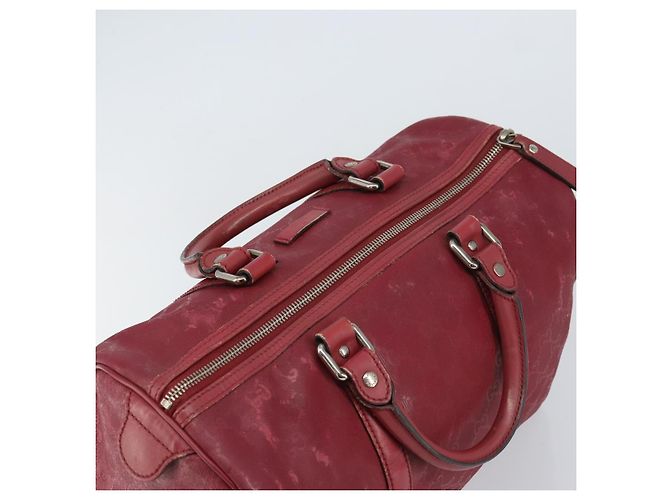 Borsa Boston in PVC GG Implementation di GUCCI Argento Rosa 193603 Auth 160604 - vista 6