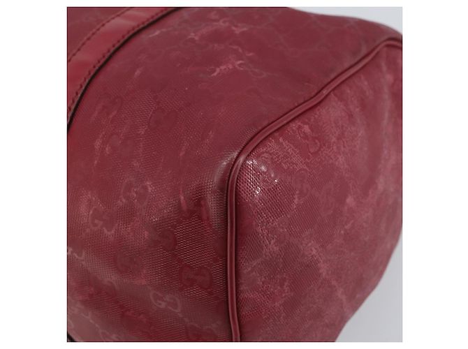Borsa Boston in PVC GG Implementation di GUCCI Argento Rosa 193603 Auth 160604 - vista 9