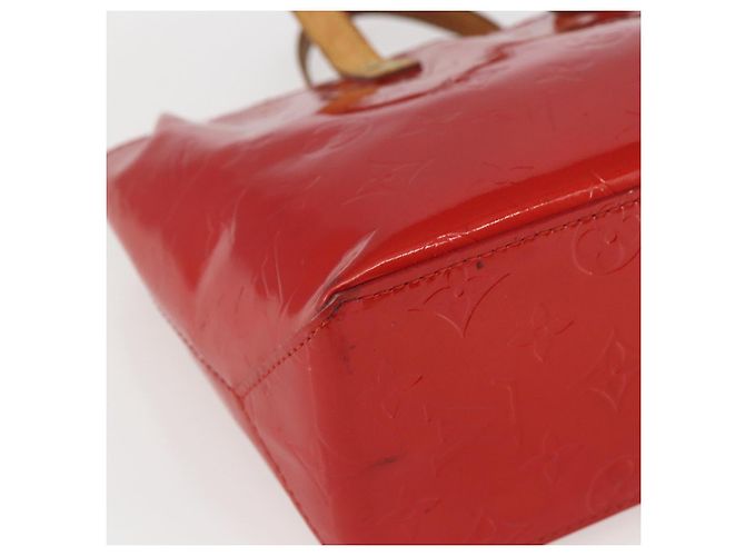 LOUIS VUITTON Monogram Vernis Reade PM Borsa a Mano Rossa M91088 LV Auth hk3277 Rosso - vista 14