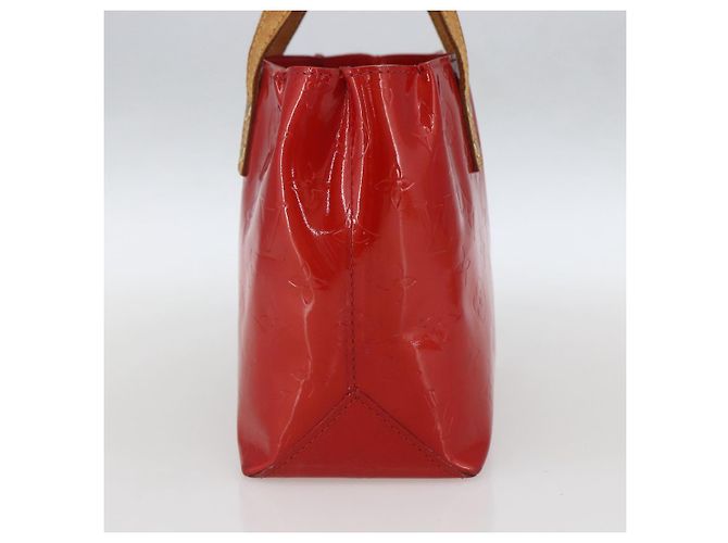 LOUIS VUITTON Monogram Vernis Reade PM Borsa a Mano Rossa M91088 LV Auth hk3277 Rosso - vista 3
