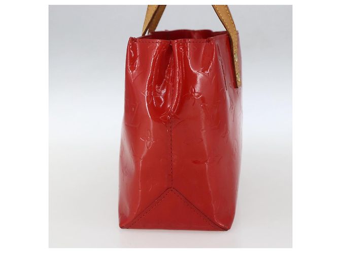 LOUIS VUITTON Monogram Vernis Reade PM Borsa a Mano Rossa M91088 LV Auth hk3277 Rosso - vista 4